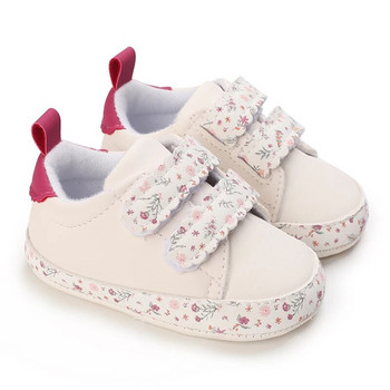 Λευκά Βρεφικά Νεογέννητα Βρεφικά Παπούτσια Αντιολισθητικά Παπούτσια με μαλακή σόλα