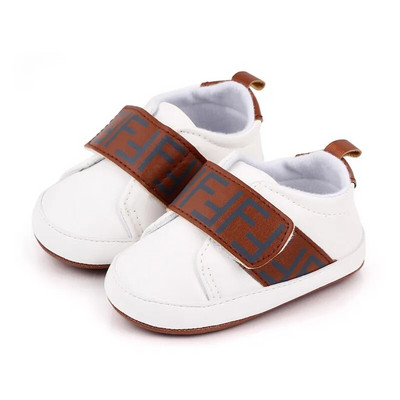 Pantofi pentru bebeluși cu talpă moale, pantofi sport pentru sugari, pantofi sport, băieți, fete, copii mici, PU, ocazional, primii plimbări pentru 0-18 m