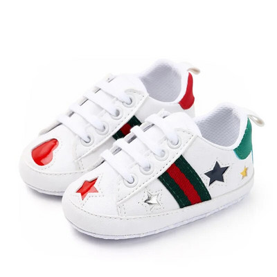 Pantofi pentru bebeluși cu talpă moale, pantofi sport pentru sugari, pantofi sport, băieți, fete, copii mici, PU, ocazional, primii plimbări pentru 0-18 m