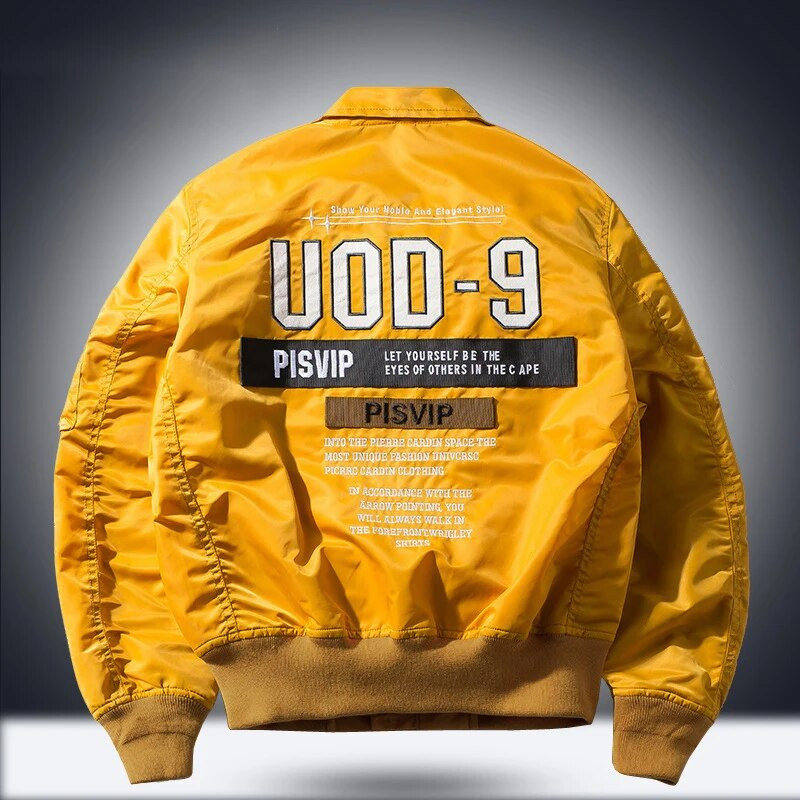 AFS ZDJP Military Bomber Jope Meeste kevad-sügis tänavarõivad Õhujõudude jope Meeste Tuulejope Hip Hop Spliced Chaqueta Hombre