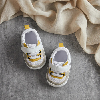 Бебешки обувки Прохождащи момичета Момчета Маратонки Ежедневни сладки плоски обувки Дишащи мрежести обувки за прохождане за бебета Първи проходилки за бебета