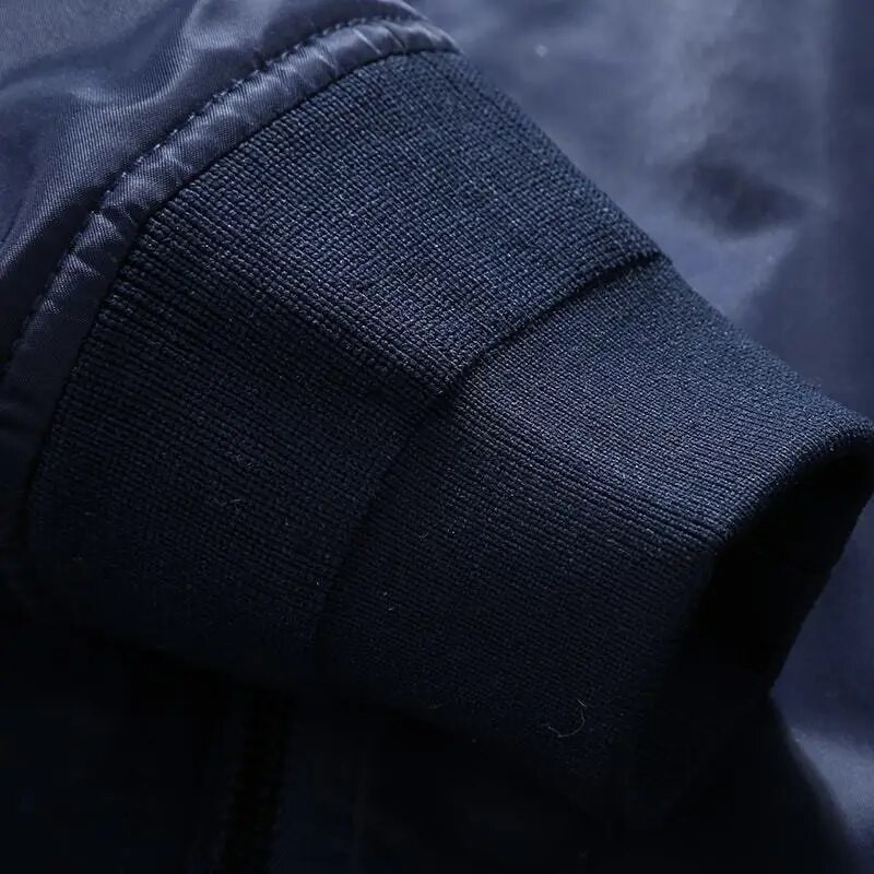 Jachetă bombardier pentru bărbați din SUA Uniformă de baseball Air Force One Army Jumper de aviație Îmbrăcăminte de lucru pentru aviator Jerseu de baseball Broderie pentru bărbați