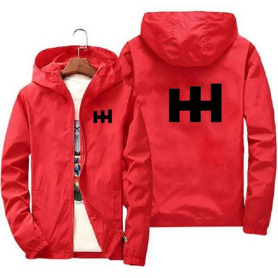 HH Sunscreen Jachetă Bomber cu fermoar noi pentru bărbați, îmbrăcăminte de stradă, hip hop, slim fit, haine pentru bărbați, mărime mare, 7XL