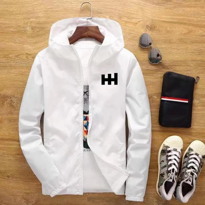 HH Sunscreen Jachetă Bomber cu fermoar noi pentru bărbați, îmbrăcăminte de stradă, hip hop, slim fit, haine pentru bărbați, mărime mare, 7XL