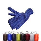 Pánska krátka páperová bunda s kapucňou, nový štýl 2024, ultratenká teplá bunda na jeseň a zimu, ultraľahká páperová bunda na celé roky