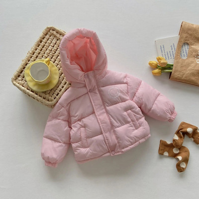 2023 m. nauja vaikiška striukė su gobtuvu berniukams, mergaitėms, šilta viršutinė striukė Vaikams, stora aksominė striukė Kūdikių paltai Minkšti kasdieniai viršutiniai drabužiai