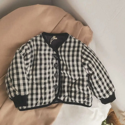 Φθινοπωρινό Χειμώνας Νέο Παιδικό Μακρυμάνικο Ζεστό Μπουφάν Casual Παιδικό Κοριτσίστικο Παλτό Βρεφικά Αγόρια Βρεφικά Ρούχα με βαμβακερή επένδυση