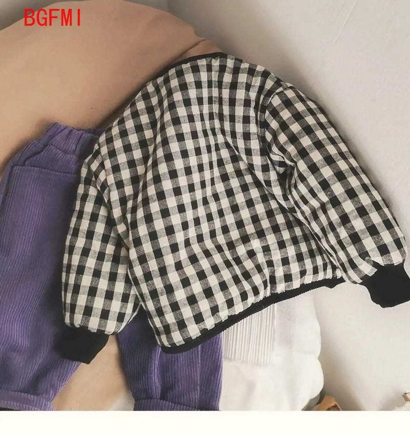 Φθινοπωρινό Χειμώνας Νέο Παιδικό Μακρυμάνικο Ζεστό Μπουφάν Casual Παιδικό Κοριτσίστικο Παλτό Βρεφικά Αγόρια Βρεφικά Ρούχα με βαμβακερή επένδυση