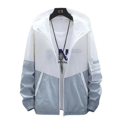 Jachetă de blugi retro americană pentru bărbați, primăvară, cu litere lejer, broderie, haină motocicletă, unisex, stradă, ocazional, pentru baseball.