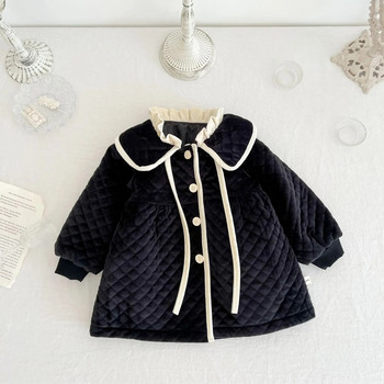 Μικρά και μεσαία κοριτσίστικα φθινοπωρινά και χειμερινά ρούχα Βρεφικά κοριτσάκια Κορεατικού στυλ Μπουφάν Βαμβακερό μπουφάν Baby βαμβακερό μπουφάν Top