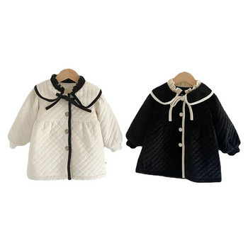 Μικρά και μεσαία κοριτσίστικα φθινοπωρινά και χειμερινά ρούχα Βρεφικά κοριτσάκια Κορεατικού στυλ Μπουφάν Βαμβακερό μπουφάν Baby βαμβακερό μπουφάν Top