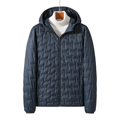 2023 φθινόπωρο και χειμώνα νέο στυλ αδιάβροχο ελαφρύ πουπουλένιο μπουφάν Ανδρική κουκούλα Υπέρελαφρη ζεστή λευκή πάπια Unisex