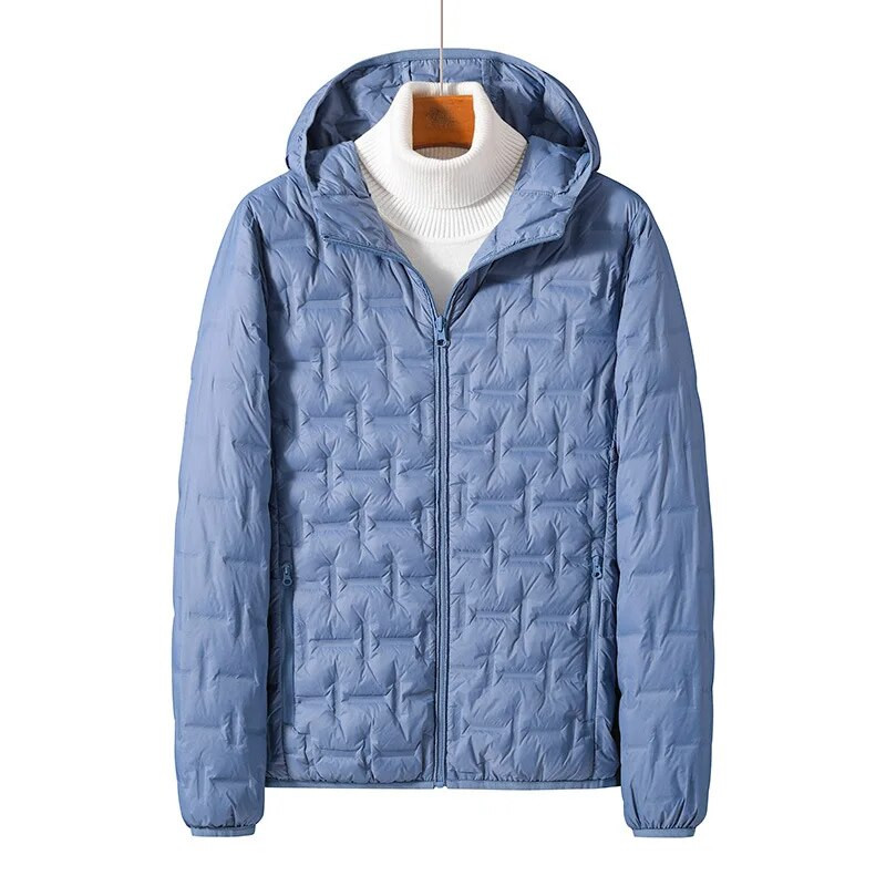 2023 φθινόπωρο και χειμώνα νέο στυλ αδιάβροχο ελαφρύ πουπουλένιο μπουφάν Ανδρική κουκούλα Υπέρελαφρη ζεστή λευκή πάπια Unisex
