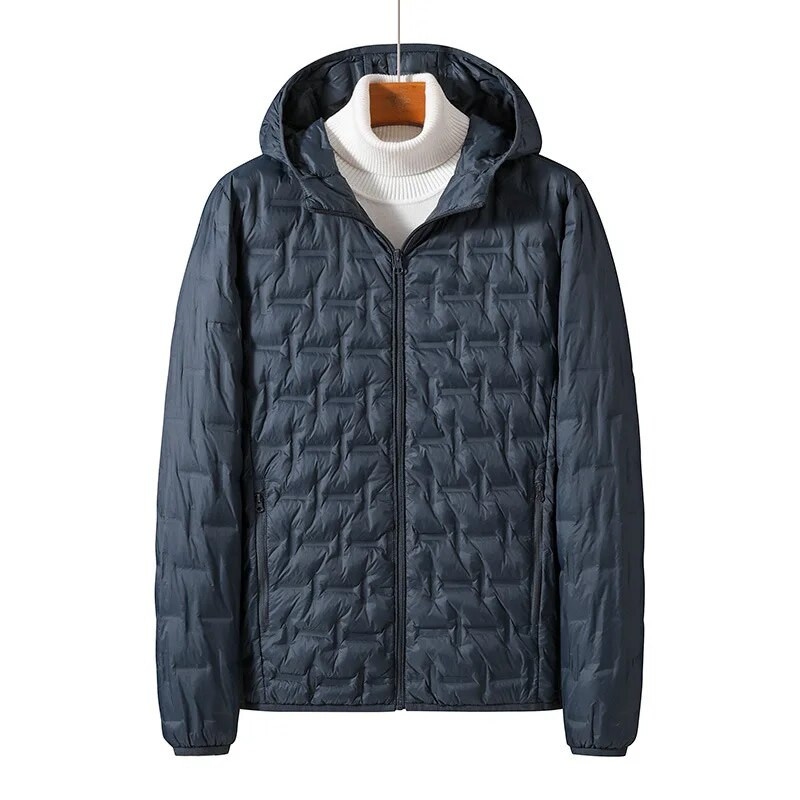 2023 φθινόπωρο και χειμώνα νέο στυλ αδιάβροχο ελαφρύ πουπουλένιο μπουφάν Ανδρική κουκούλα Υπέρελαφρη ζεστή λευκή πάπια Unisex