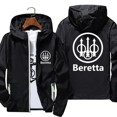 Sport pentru bărbați, Beretta Guns, haină de vânt, cu protecție solară reflectorizată, jachetă bomber, la modă, slim fit, pentru pilot, îmbrăcăminte unisex