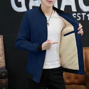 Jachetă CW Bomber pentru bărbați cu fermoar, iarnă, pentru bărbați, fleece, haine calde, îmbrăcăminte de stradă casual Hip Hop, jachete slim pentru pilot, îmbrăcăminte pentru bărbați