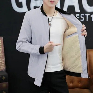 Jachetă CW Bomber pentru bărbați cu fermoar, iarnă, pentru bărbați, fleece, haine calde, îmbrăcăminte de stradă casual Hip Hop, jachete slim pentru pilot, îmbrăcăminte pentru bărbați