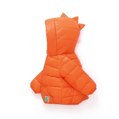 1–5a laste puuvillane jope, sügistalv 2023, uus beebipoiste tüdrukute multikas dinosaurus, kerge lukuga kapuutsiga mantel, lasteriided