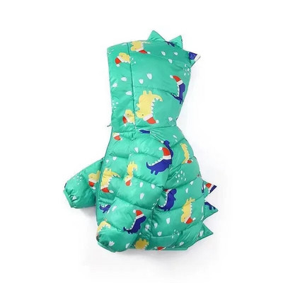 1–5a laste puuvillane jope, sügistalv 2023, uus beebipoiste tüdrukute multikas dinosaurus, kerge lukuga kapuutsiga mantel, lasteriided