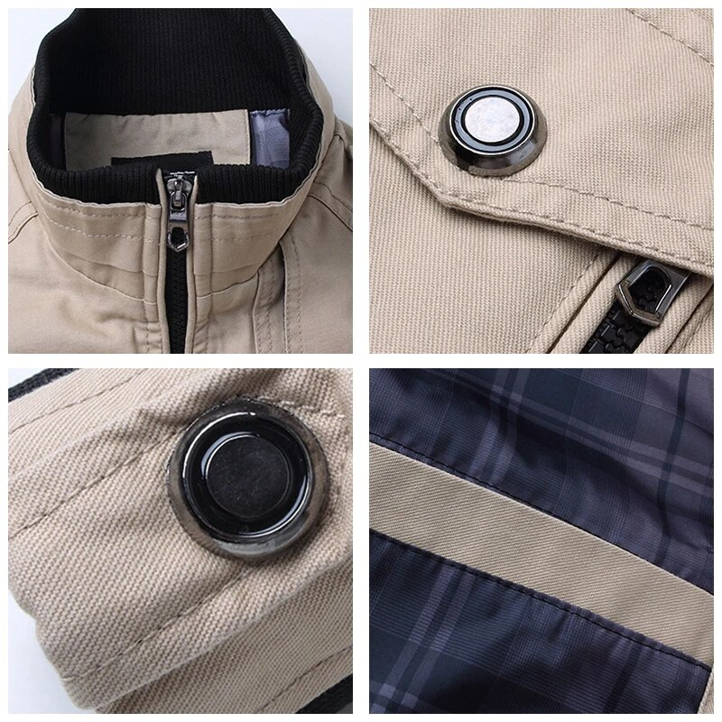 Pilotná bunda, trenčkot, ležérna módna pánska bunda, jar a jeseň 2023, nová, horúca výpredajová odolná tenká vojenská pánska bunda