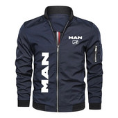 Hip hop Street férfi kabát Kiváló minőségű férfi ruha kamion MAN logó nyomtatás Új katonai bomber dzseki férfi baseball kabát