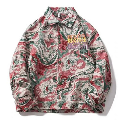 Graffiti Varsity Jacket Men Women High Street Vintage Embroidery Baseball Jackets Harajuku Y2k Loose Bomber Coat Jar Jeseň