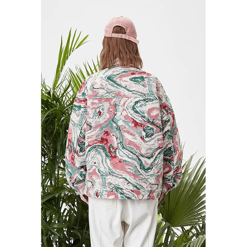 Graffiti Varsity Jacket Men Women High Street Vintage Embroidery Baseball Jackets Harajuku Y2k Loose Bomber Coat Jar Jeseň