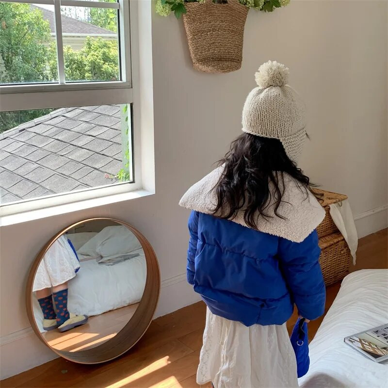 Jachetă de iarnă pentru bebeluș, fetiță, băiat, căptușită din bumbac, sugar, copil mic, haină groasă, guler fleece, îmbrăcăminte caldă, haine pentru bebeluși 1-5 ani