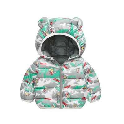 IYEAL Dievčenská teplá flísová vnútorná bunda s kapucňou pre deti, jesenný chlapčenský kabát, zimné oblečenie pre batoľatá, vrchné oblečenie pre deti