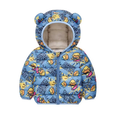 IYEAL Dievčenská teplá flísová vnútorná bunda s kapucňou pre deti, jesenný chlapčenský kabát, zimné oblečenie pre batoľatá, vrchné oblečenie pre deti