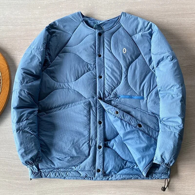 90 Biela prešívaná bunda z kačacieho páperia pre mužov, zimná voľná teplá ľahká bunda pre ženy, outdoorová vetruodolná nepremokavá bez goliera