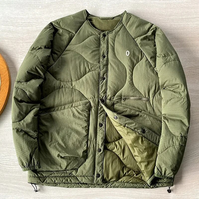 90 Biela prešívaná bunda z kačacieho páperia pre mužov, zimná voľná teplá ľahká bunda pre ženy, outdoorová vetruodolná nepremokavá bez goliera