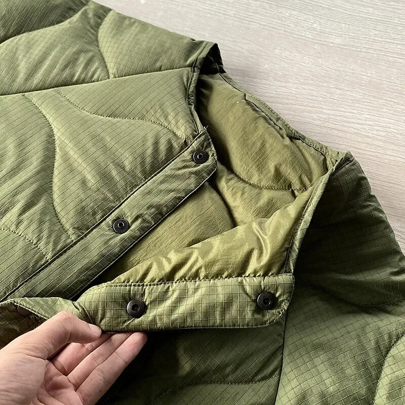 90 Biela prešívaná bunda z kačacieho páperia pre mužov, zimná voľná teplá ľahká bunda pre ženy, outdoorová vetruodolná nepremokavá bez goliera