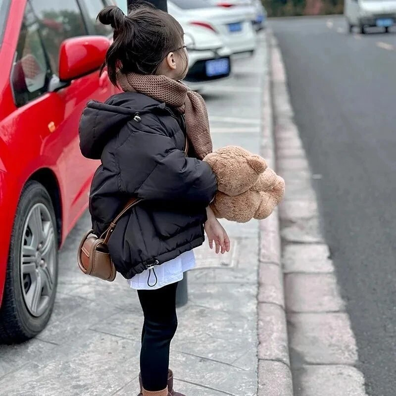2–12 m. mergaičių žieminiai paltai, vaikiški, medvilniniai paminkštinti striukės mergaitėms, vandeniui nepralaidūs paltai, mažylio kūdikių rudens apatiniai drabužiai 4 5 6 7