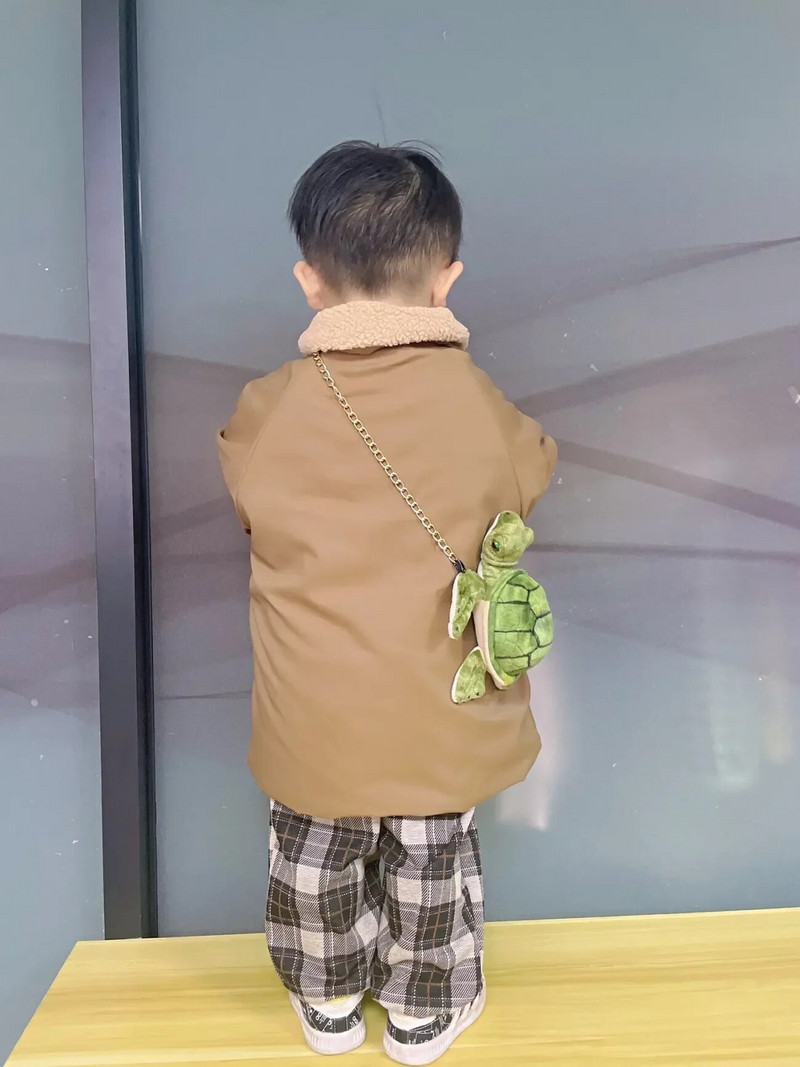 2-10 rokov Nové detské módne ležérne kabáty strednej dĺžky pre chlapcov a dievčatá, hrubé teplé dlhé trenčkoty, zimná bunda, detské dievčenské parky