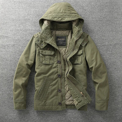 Meeste sõjaväejope Denim Retro Cargo kapuutsiga jakid välitingimustes mitme taskuga Camo topid väli vabaaja mood matkamantlid vormiriietus