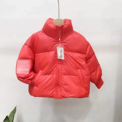 Horúci výpredaj detských zimných kabátov, kórejskej verzie, nepremokavých, lesklých páperových búnd pre dievčatá vo veku 3-18 rokov, pre dospievajúcich chlapcov a chlapcov