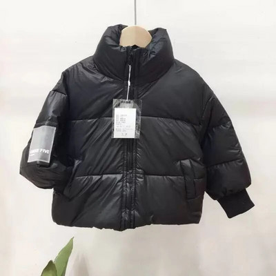 Horúci výpredaj detských zimných kabátov, kórejskej verzie, nepremokavých, lesklých páperových búnd pre dievčatá vo veku 3-18 rokov, pre dospievajúcich chlapcov a chlapcov