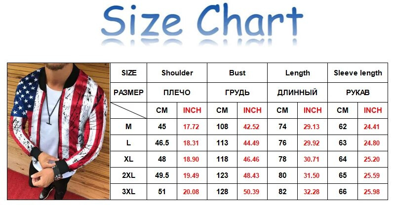 Y2k Jachetă de toamnă pentru bărbați noi, cu imprimeu cu steagul SUA, jachete bomber, îmbrăcăminte pentru bărbați, cu guler de baseball, haine, haine cu fermoar.