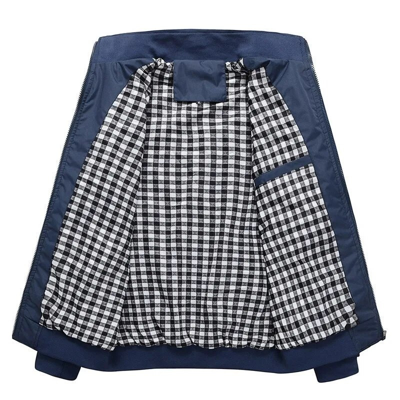 Nauja 2023 m. pavasaris ruduo Nauja stovi apykaklė Pilot Striukė Vyriška striukė Striukės Vyriški drabužiai