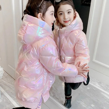 Χειμερινό μπουφάν για κορίτσια Παλτό Εφηβική παιδική φόρμα χιονιού Parka Φωτεινό αδιάβροχο εξωτερικά ενδύματα Παιδικά ρούχα 3 4 6 8 10 12 Έτος