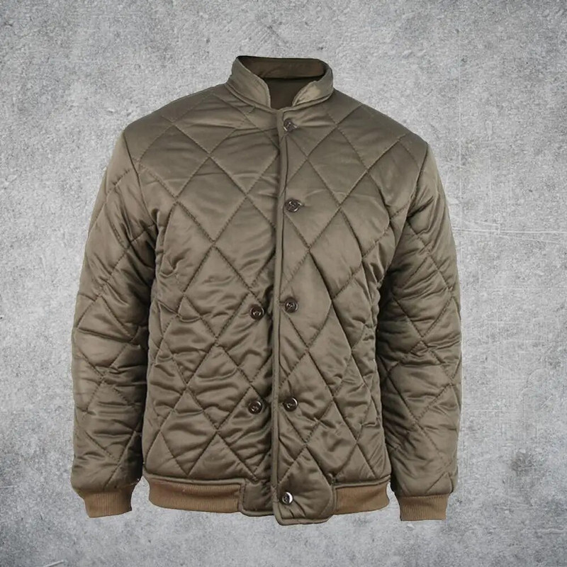 2023 Nová pánska zimná zahustená bunda, japonský vintage jednofarebný kockovaný kabát, pánska ľahká páperová bunda s výplňou, dizajnérske oblečenie