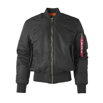 Есенно зимно военно тактическо палто Мъжко армейско яке MA-1 Flight Bomber Jacket Baseball Varsity Твърдо късо двустранно яке