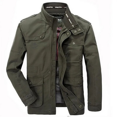 Νέα 100% βαμβακερά μπουφάν Ανδρικά Μπουφάν Στρατιωτικού φορτίου Tactical Combat Αντρικό παλτό Pilot Bomber ανδρικά Μπουφάν Επώνυμα ρούχα