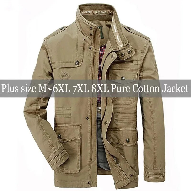 Νέα 100% βαμβακερά μπουφάν Ανδρικά Μπουφάν Στρατιωτικού φορτίου Tactical Combat Αντρικό παλτό Pilot Bomber ανδρικά Μπουφάν Επώνυμα ρούχα