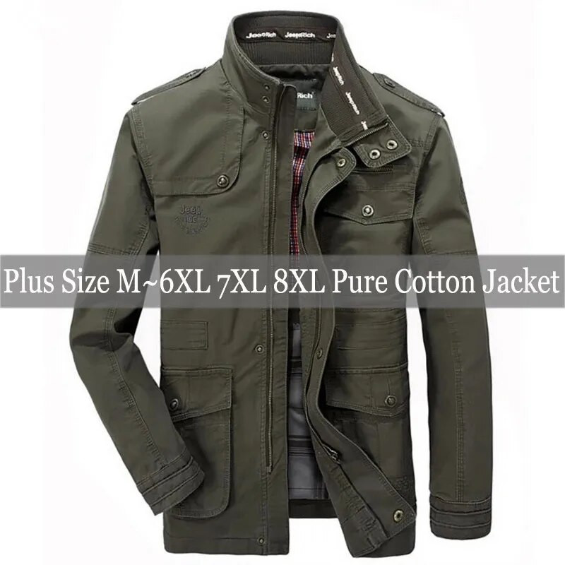 Νέα 100% βαμβακερά μπουφάν Ανδρικά Μπουφάν Στρατιωτικού φορτίου Tactical Combat Αντρικό παλτό Pilot Bomber ανδρικά Μπουφάν Επώνυμα ρούχα