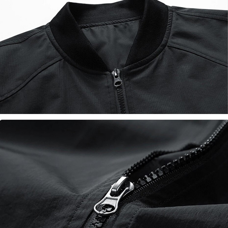 Pánska baseballová bunda Plus Size 9XL, jarná jesenná bomberová bunda, cargo kabát, módny ležérny voľný strih, pánske vrchné oblečenie, khaki