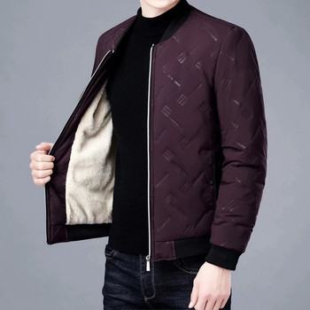 DIMUSI Winter Bomber Jacket Men Casual Baseball Thicken Fleece Warm Jacket Slim Fit Streetwear Coats Модни мъжки маркови дрехи