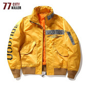 77City Killer Military Bomber Jacket Men Streetwear Pilot Jackets Men Multi-Baseball Hip Hop Baseball Men Jacket Casaco Masculino