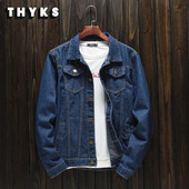 Pánske džínsové bundy Plus Size, ležérne, bavlnené, klasické, slim, džínsy, kabáty, pánske značkové oblečenie, kovbojská bunda, pánsky top